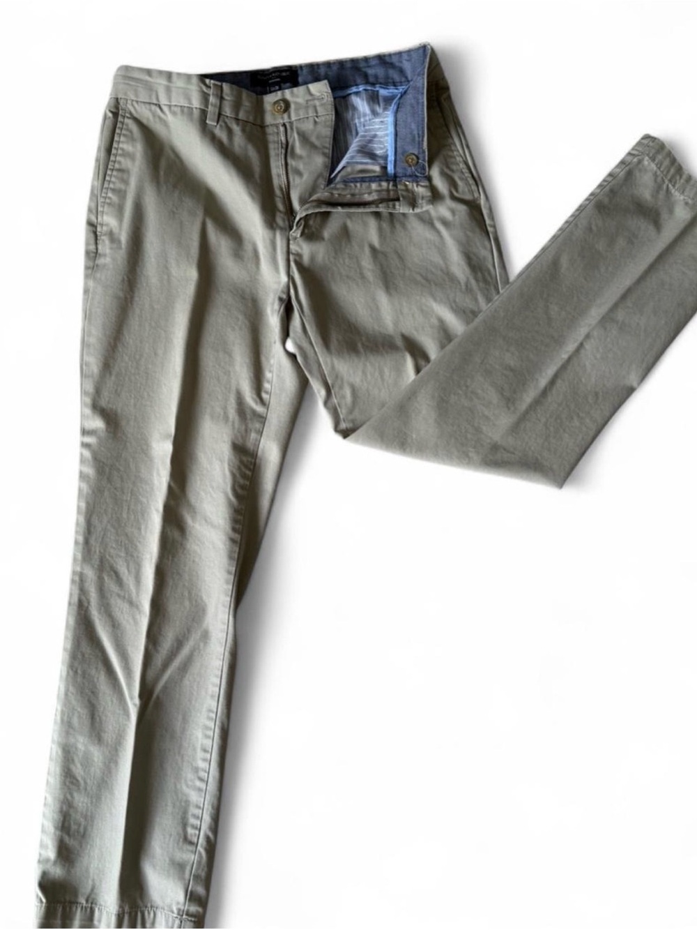Banana Republic Slim Chino Pants in Olive Green